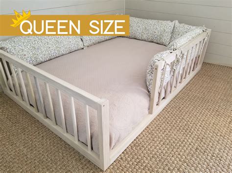 queen montessori bed